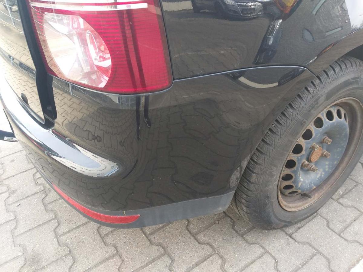 VW Touran 1T original Sto&szlig;stange Stossf&auml;nger hinten LC9X Deepblack Facelift Bj.2008